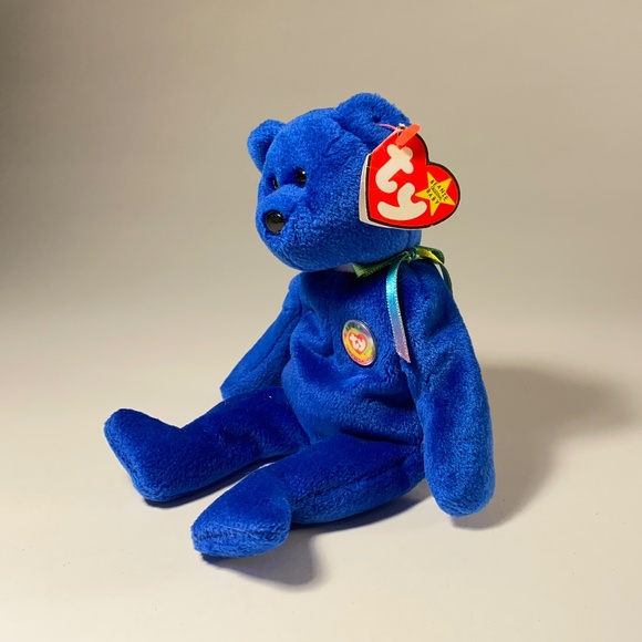 Clubby Bear TY Beanie Baby - Picture 2 of 6